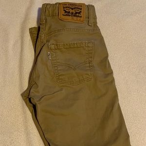 Boys Levi’s 511 Sueded Twill Pants